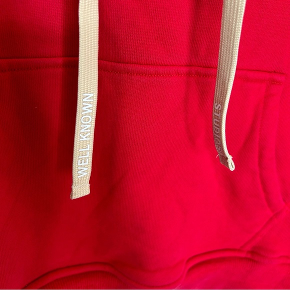 Well Known Studios red hoodie size large pullover street wear casual - Picture 2 of 7